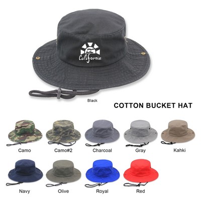 Pre-Washed Bucket/Safari Hat